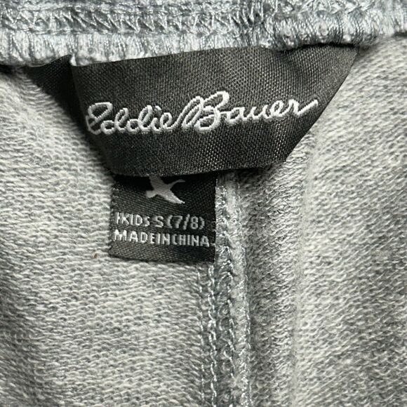 Eddie Bauer Girls Summit Sweatpants Elastic Waist Tapered Hem Gray Size Small - Picture 7 of 9